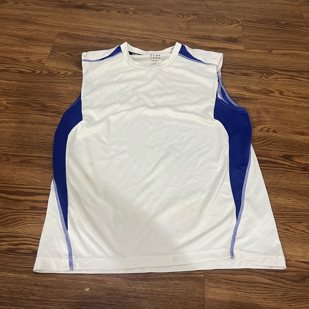 Adidas White Athletic Tank Top Size Medium